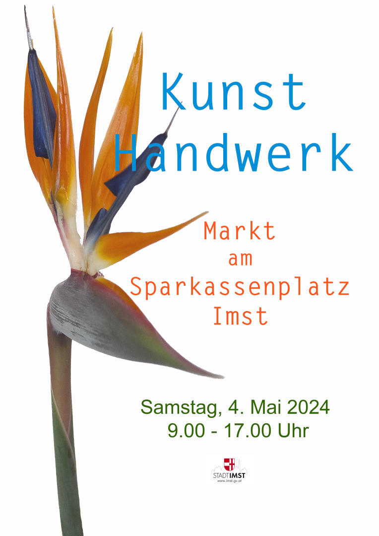 Plakat Kunsthandwerksmarkt Imst 2024